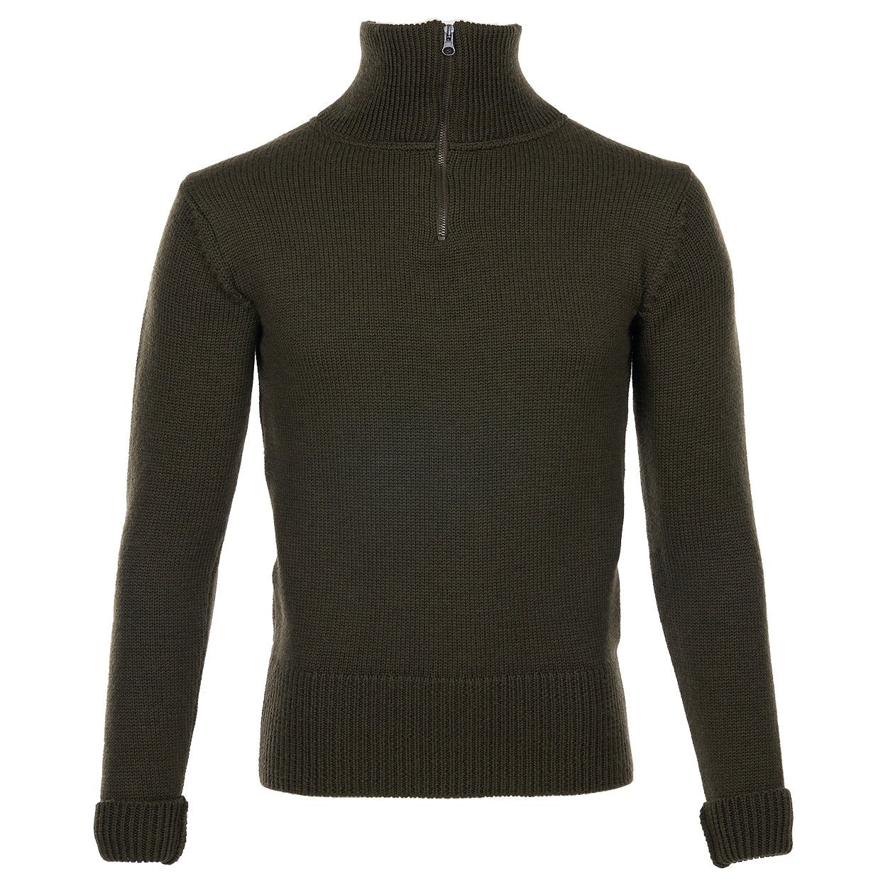 Pike Brothers1948 Troyer Knitted Sweater Army GreenPulloverBritish Parts Lucerne