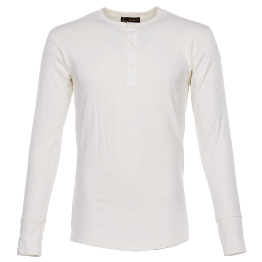 Pike Brothers1954 Utility Shirt Long Sleeve ecruHenleyBritish Parts Lucerne