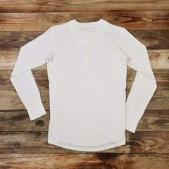 Pike Brothers1954 Utility Shirt Long Sleeve ecruHenleyBritish Parts Lucerne