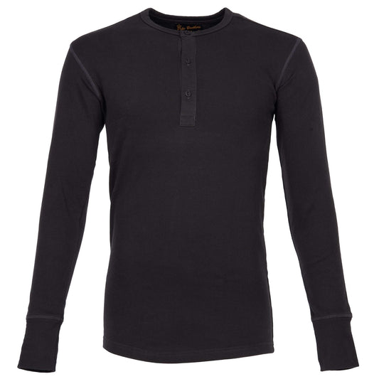 Pike Brothers1954 Utility Shirt Long Sleeve faded blackHenleyBritish Parts Lucerne