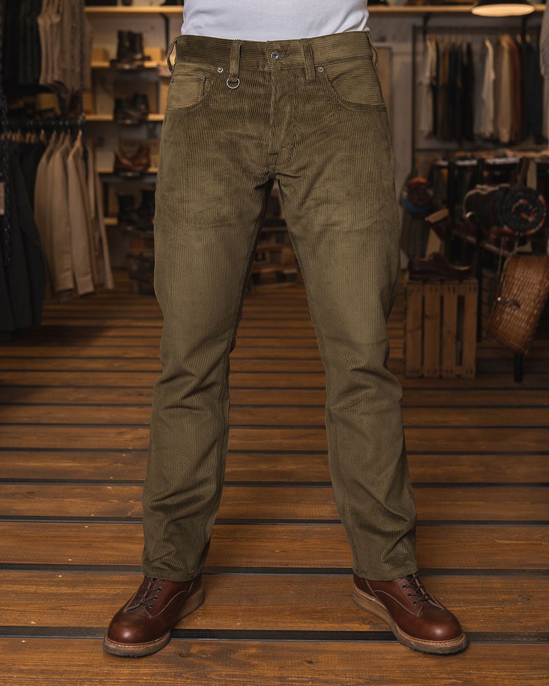 Pike Brothers1958 Roamer Pant Olive CordPantsBritish Parts Lucerne