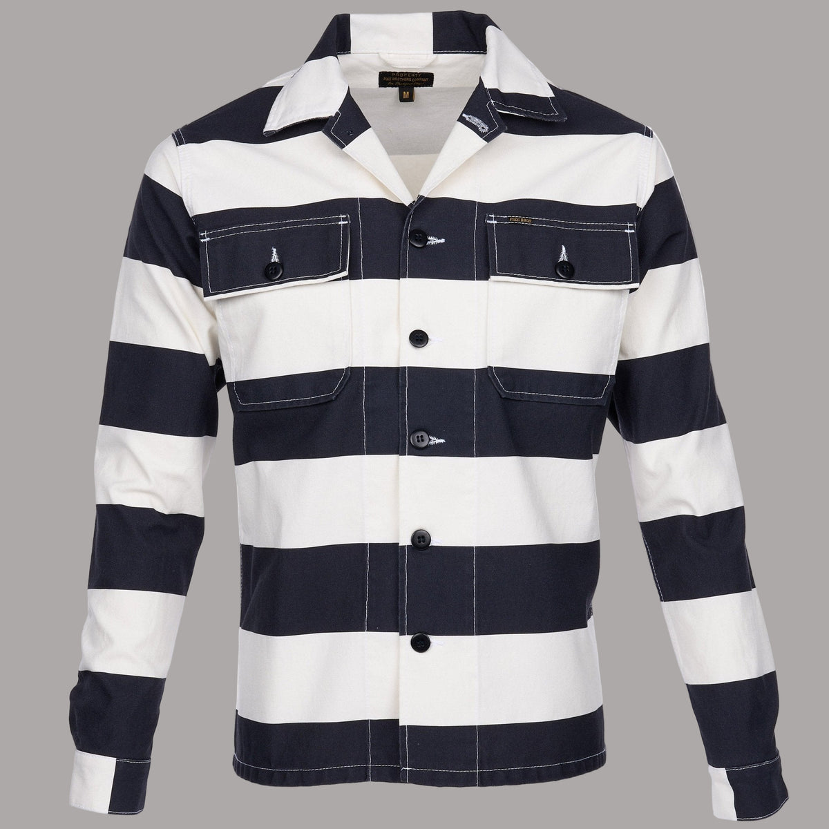 Pike Brothers1962 OG - 107 Shirt (Jacket) Alcatraz WhiteJacketsBritish Parts Luzern