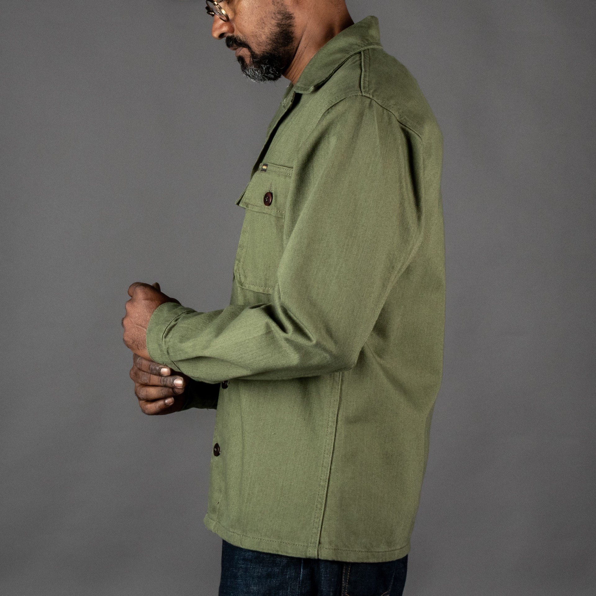 Pike Brothers1962 OG - 107 Shirt OliveJacketsBritish Parts Lucerne