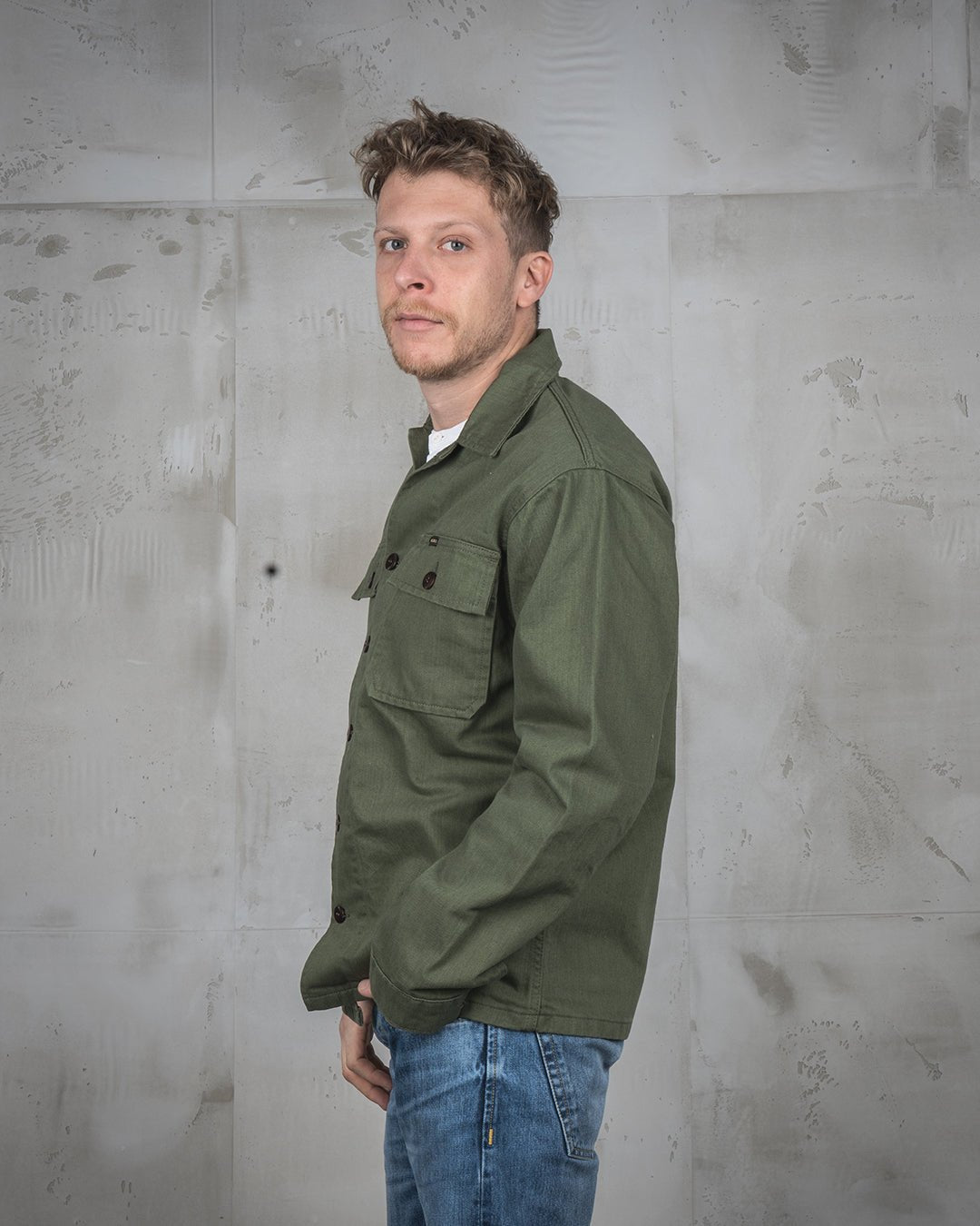 Pike Brothers1962 OG - 107 Shirt OliveJacketsBritish Parts Lucerne