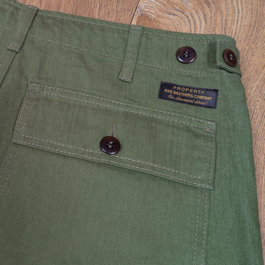 Pike Brothers1962 OG - 107 Short olivePantsBritish Parts Lucerne