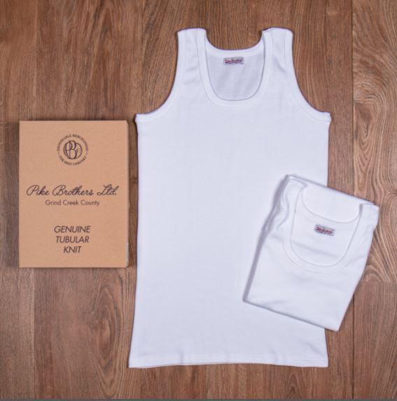 Pike Brothers1965 Tank Top Double Set whiteTank TopBritish Parts Lucerne