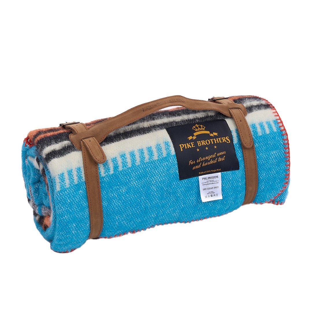 Pike Brothers1969 La Mesa Blanket BlueBlanketsBritish Parts Lucerne