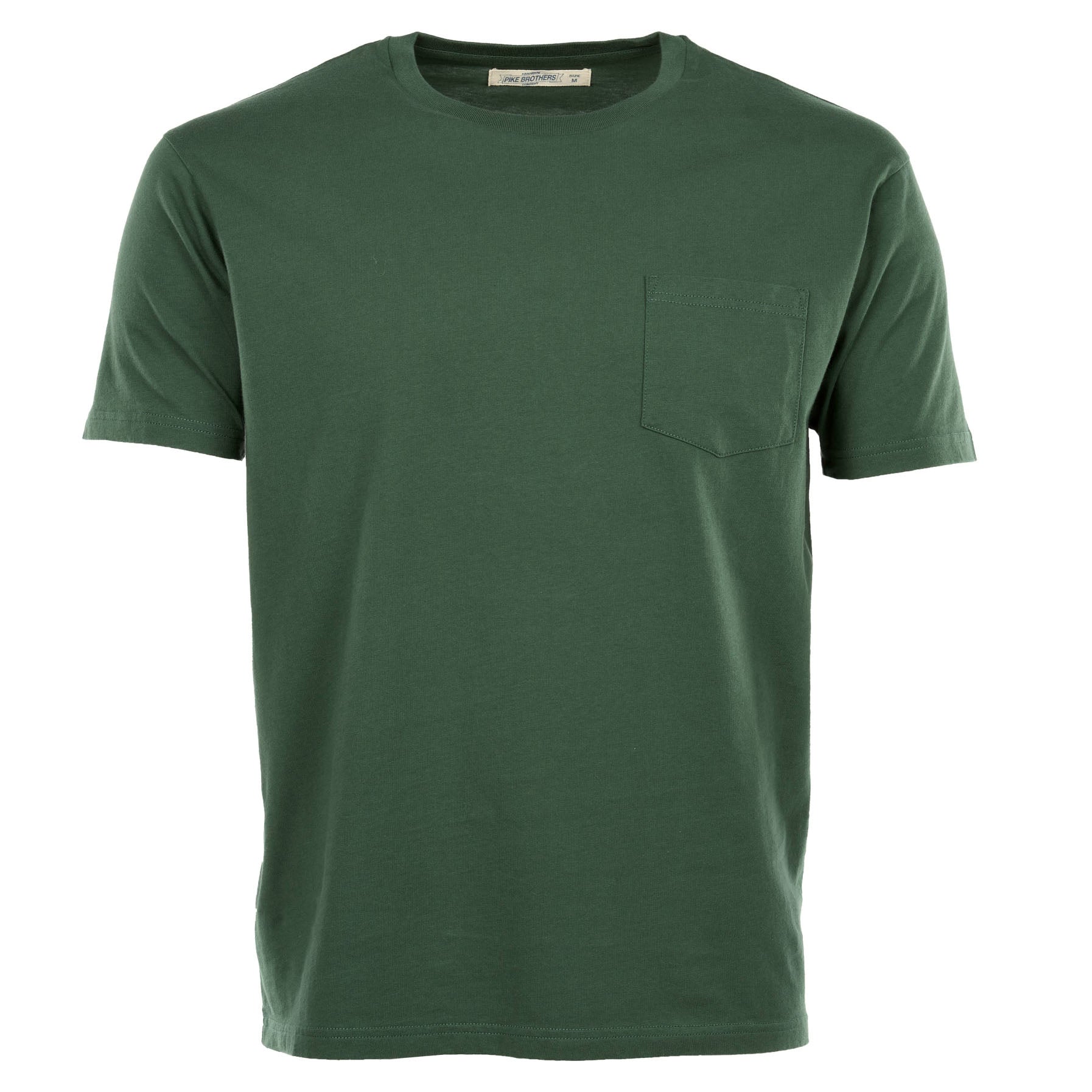 Pike Brothers1971 Pocket Tee Baja greenHenleyBritish Parts Lucerne