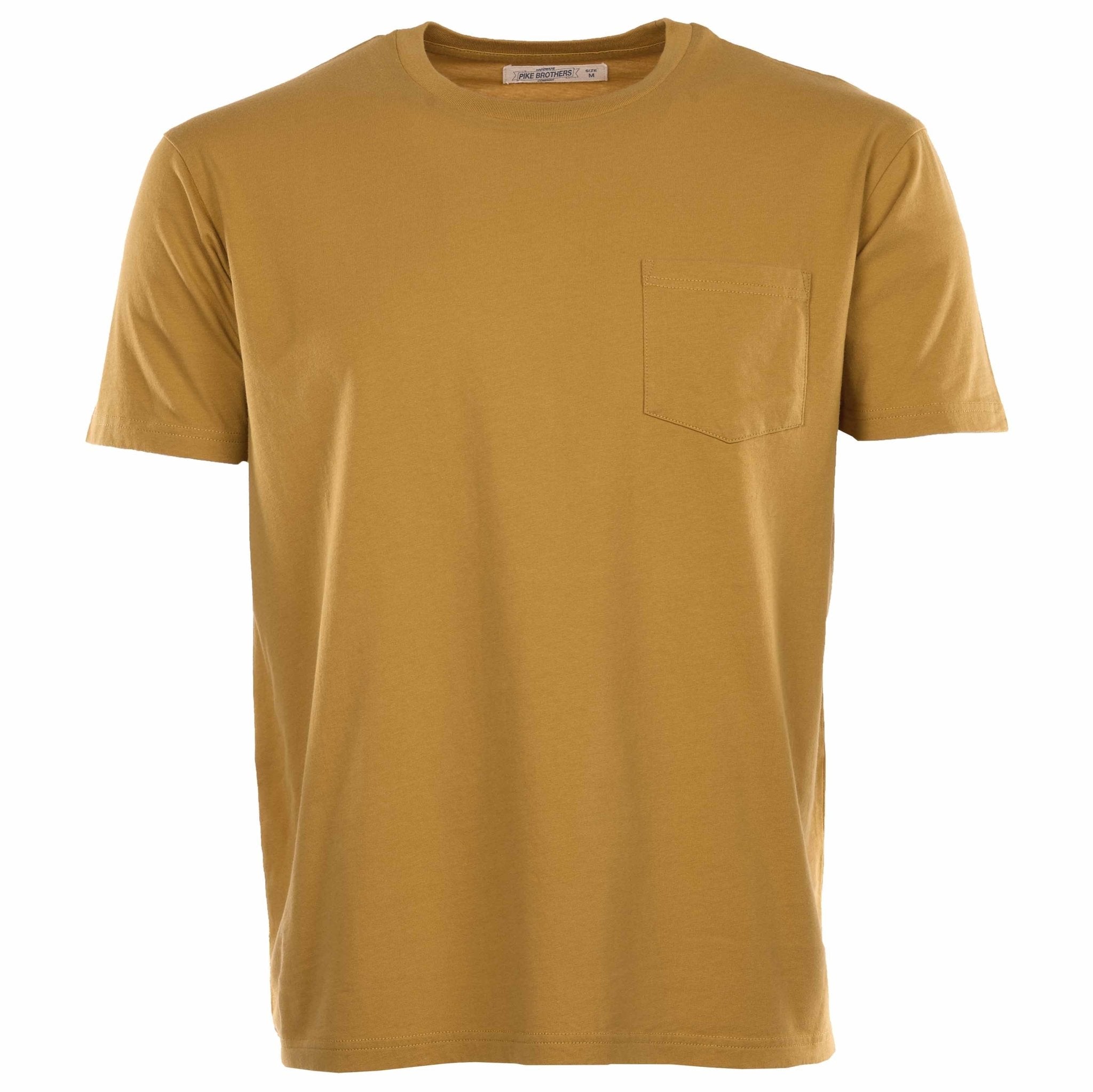 Pike Brothers1971 Pocket Tee Baja yellowHenleyBritish Parts Lucerne