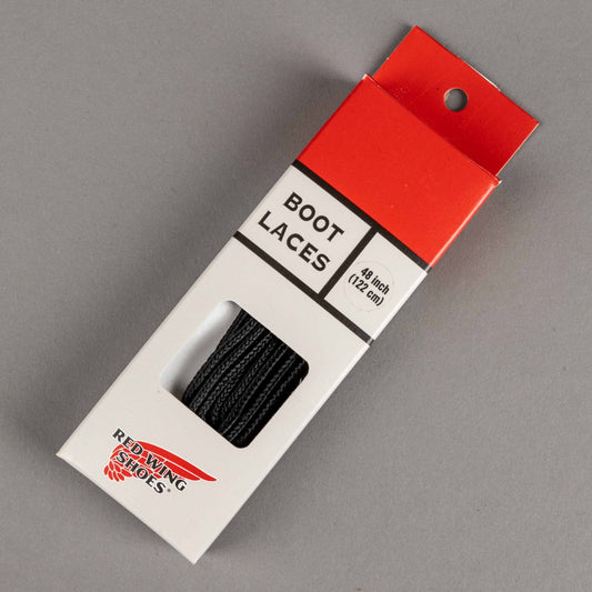 Red Wing Shoes122cm Taslan shoe laces black (6 - 7 pairs of eyelets)British Parts Lucerne