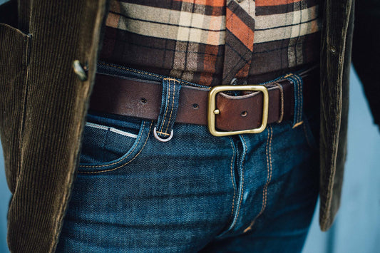 Red Wing ShoesAmber Pioneer leather beltBeltBritish Parts Lucerne