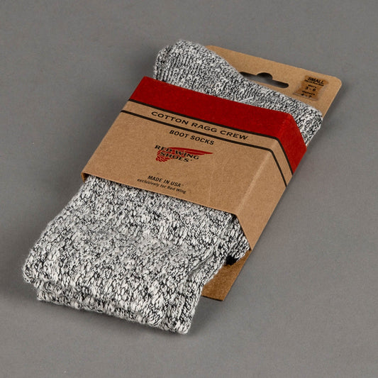 Red Wing ShoesCotton Rag socks black whiteSocksBritish Parts Lucerne