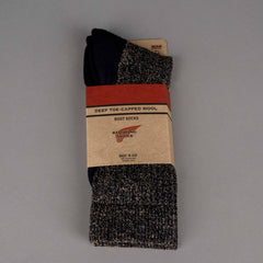 Red Wing ShoesDeep Toe Capped Wool Socks black / khakiSocksBritish Parts Lucerne