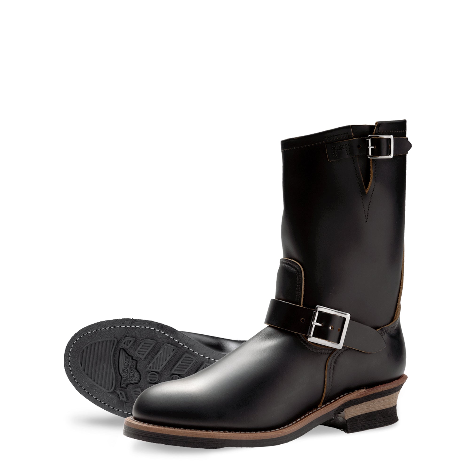 Red Wing ShoesEngineer Boot 2966 Black KlondikeShoesBritish Parts Lucerne