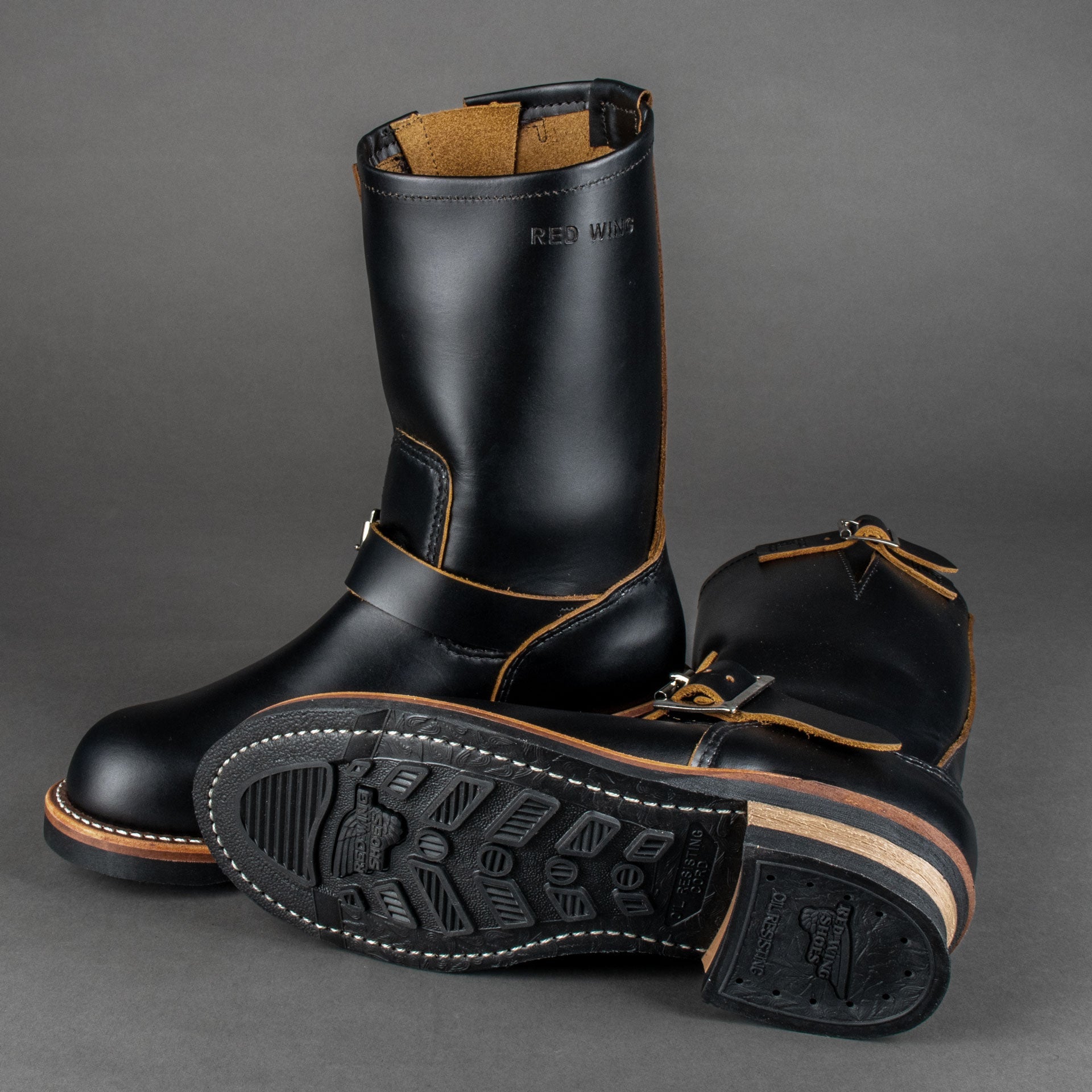 Red Wing ShoesEngineer Boot 2966 Black KlondikeShoesBritish Parts Lucerne