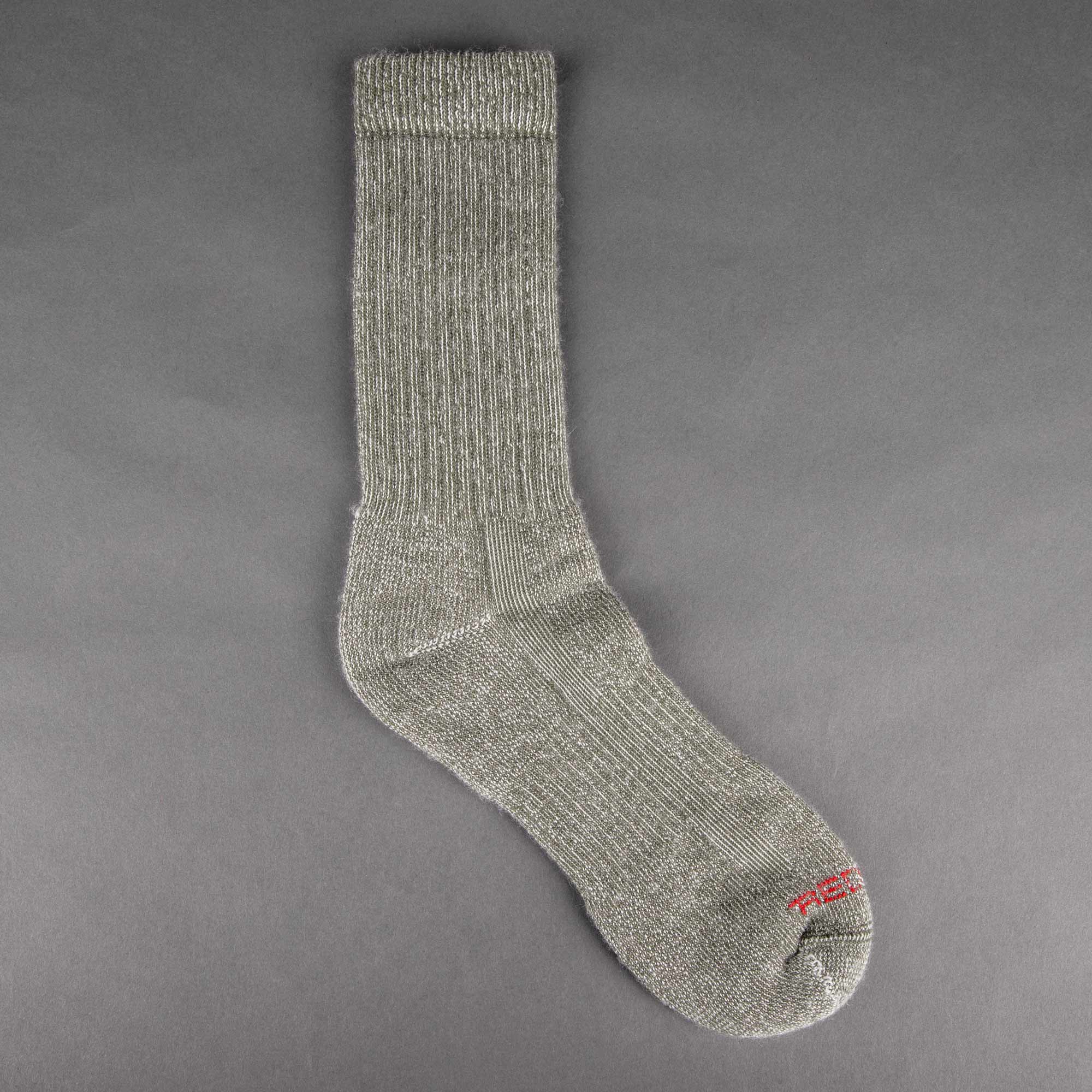 Red Wing ShoesFull crew socks made of merino wool greenSocksBritish Parts Lucerne