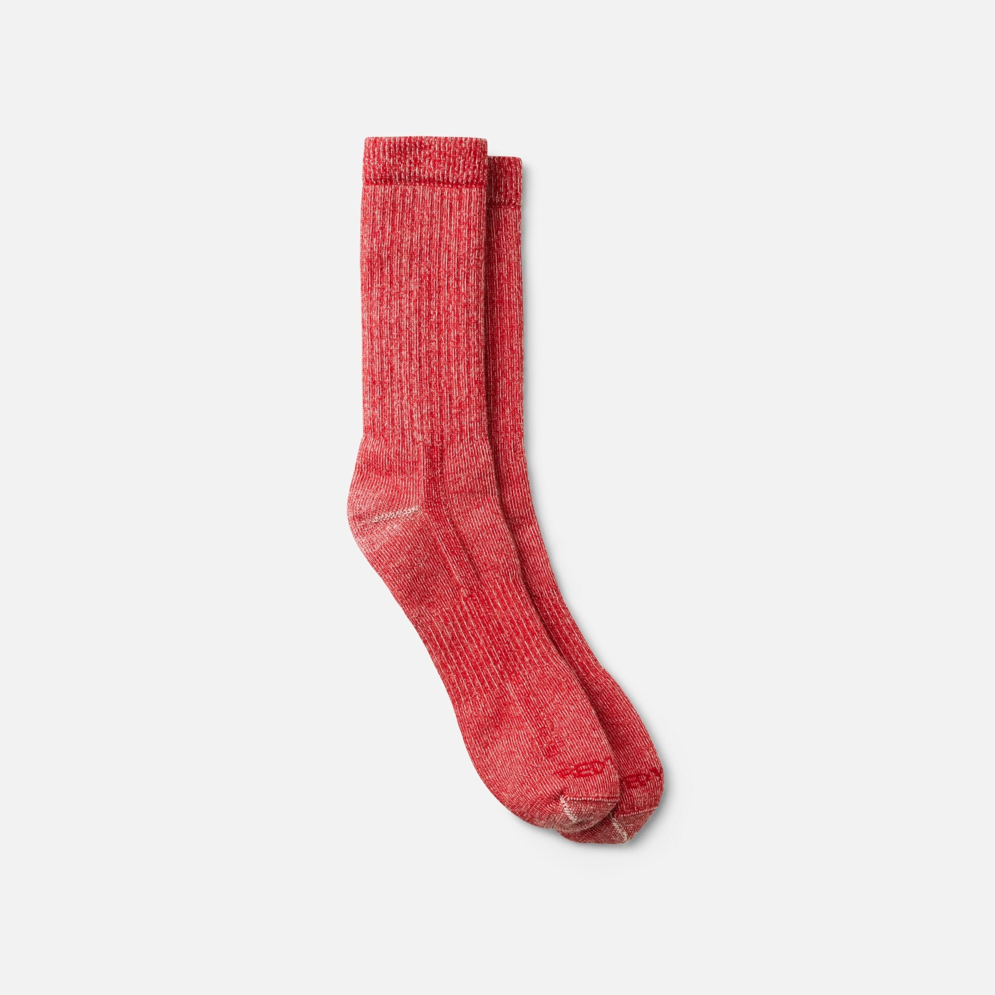 Red Wing ShoesFull crew socks made of merino wool scarletSocksBritish Parts Lucerne