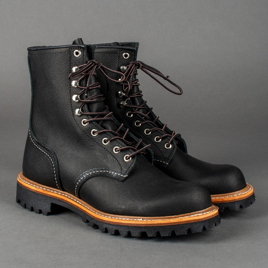 Red Wing ShoesLogger 4501 Black Oil Slick Leather Men's ShoesShoesBritish Parts Lucerne