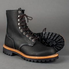 Red Wing ShoesLogger 4501 Black Oil Slick Leather Men's ShoesShoesBritish Parts Lucerne