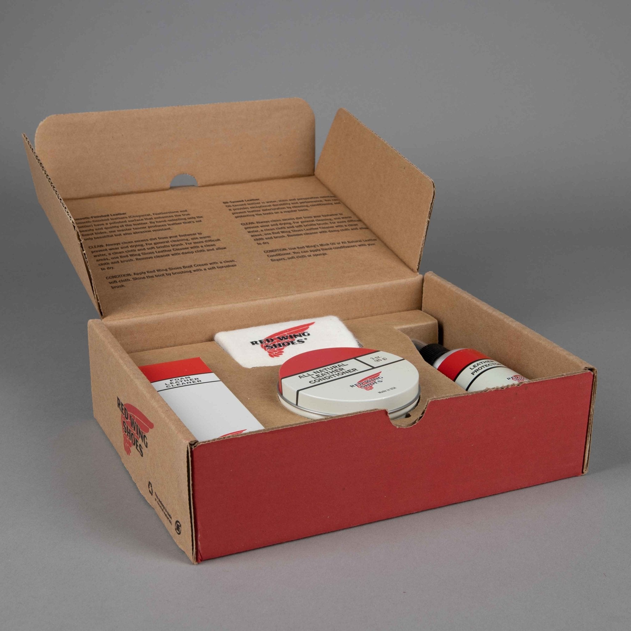 Red Wing ShoesCare kit for shoes made of oil-tanned leatherShoe careBritish Parts Lucerne