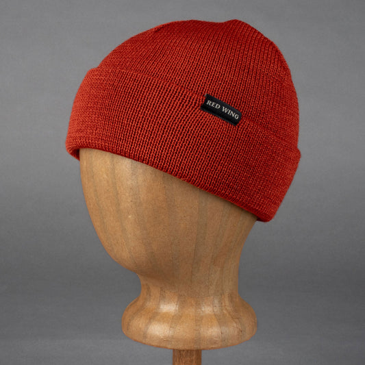 Red Wing ShoesShaniko Wool knitted hat RustCapBritish Parts Lucerne