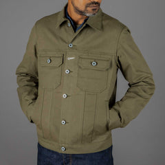 Rogue TerritoryCruiser Jacket Dry Wax Canvas OliveJacketsBritish Parts Lucerne