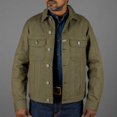 Rogue TerritoryCruiser Jacket Dry Wax Canvas OliveJacketsBritish Parts Lucerne