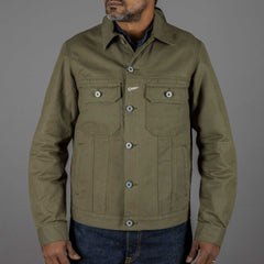 Rogue TerritoryCruiser Jacket Dry Wax Canvas OliveJacketsBritish Parts Lucerne