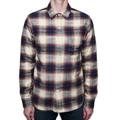 Rogue TerritoryOxford Shirt Khaki Slub PlaidShirtBritish Parts Lucerne
