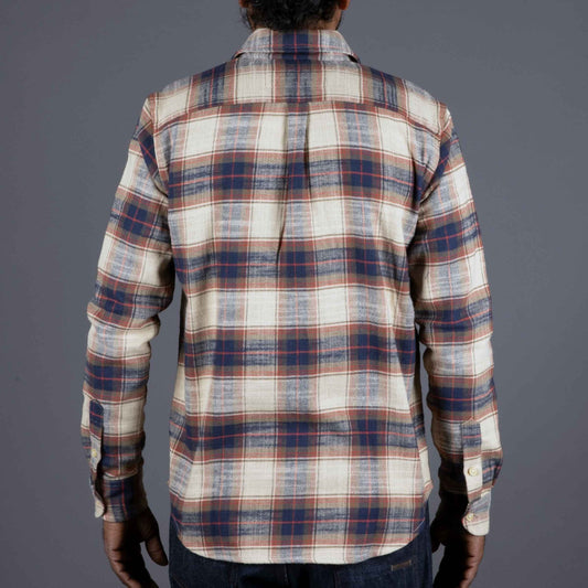 Rogue TerritoryOxford Shirt Khaki Slub PlaidShirtBritish Parts Lucerne