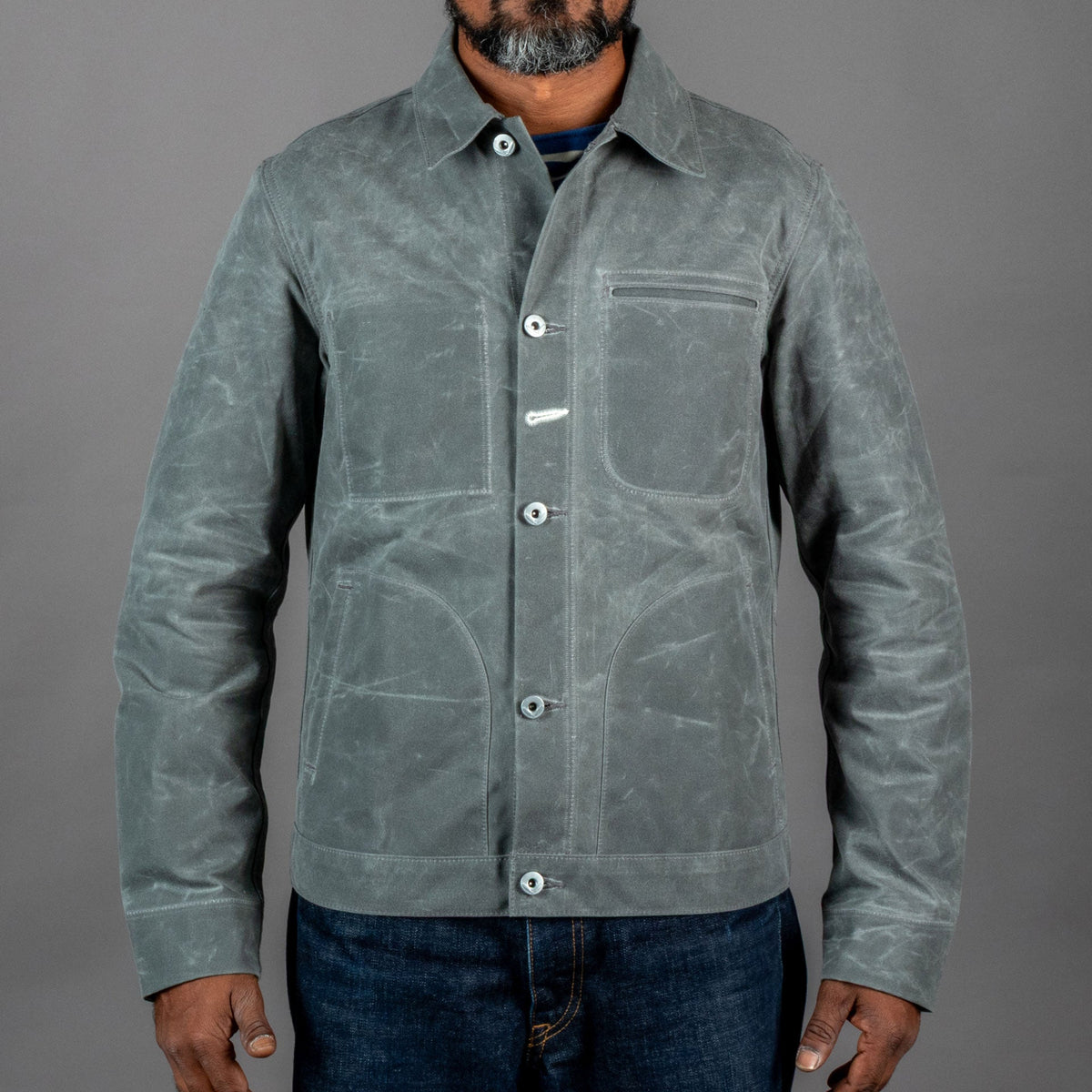 Rogue TerritorySupply Jacket Grey WaxedJacketsBritish Parts Lucerne