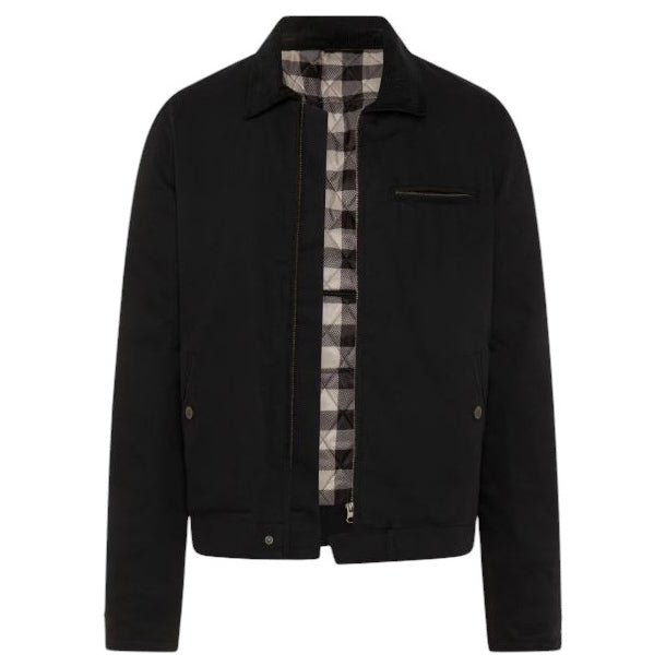 RokkerCanvas Jacket BlackMotorcycle JacketBritish Parts Lucerne