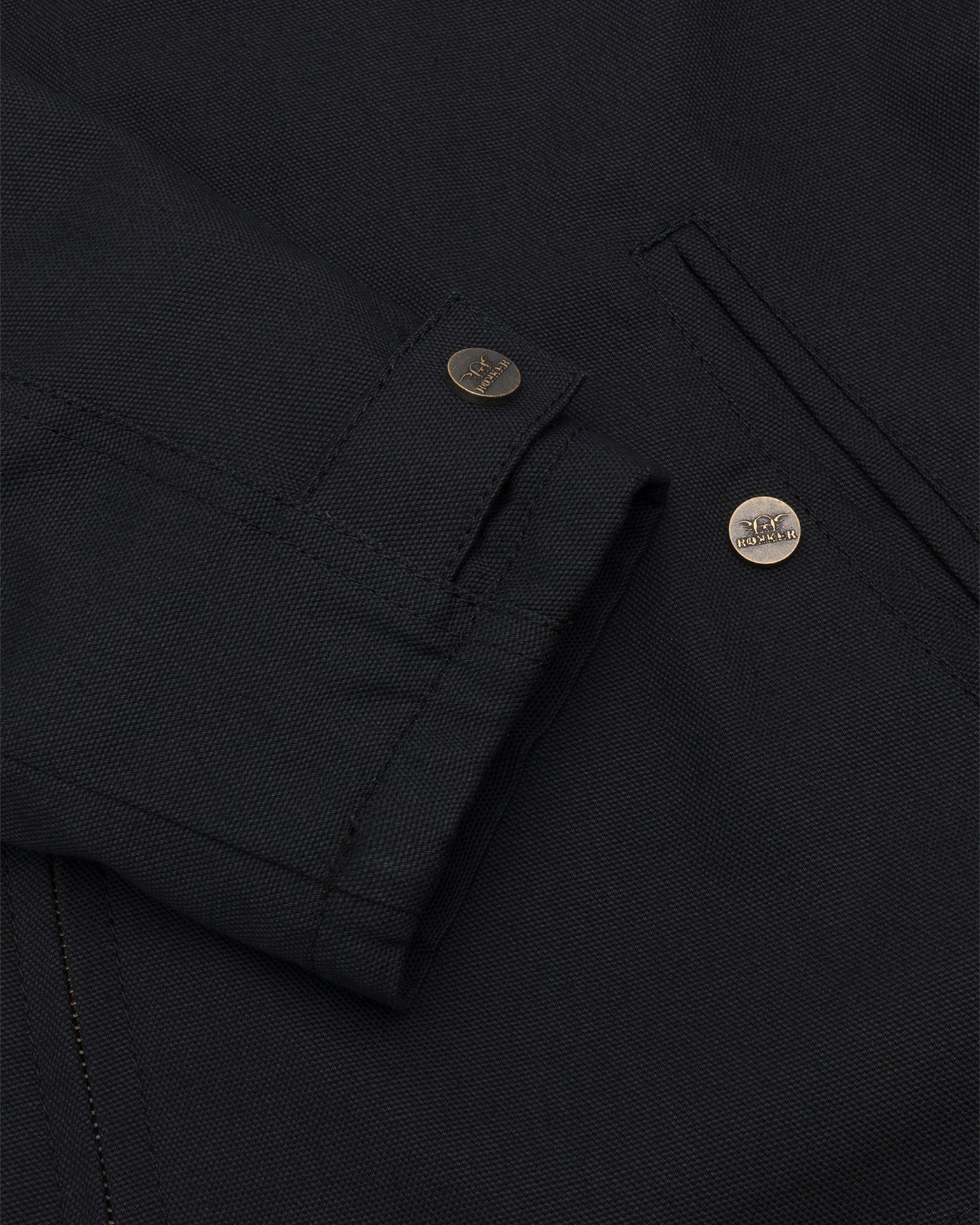 RokkerCanvas Motorcycle Jacket BlackMotorcycle JacketBritish Parts Lucerne