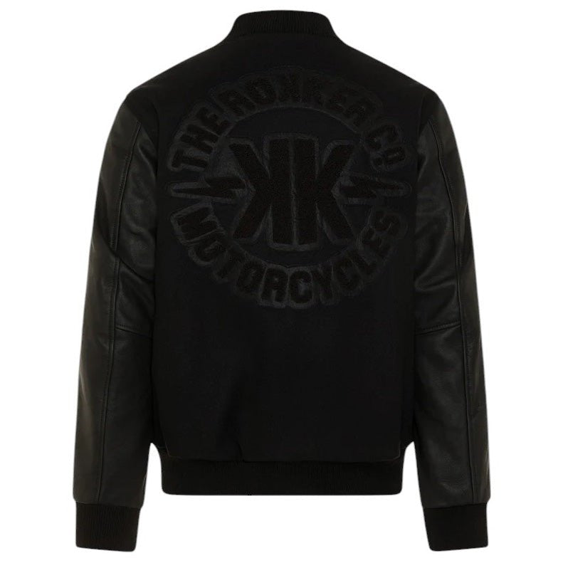 RokkerCollege Jacket Black Motorcycle JacketMotorcycle JacketBritish Parts Lucerne