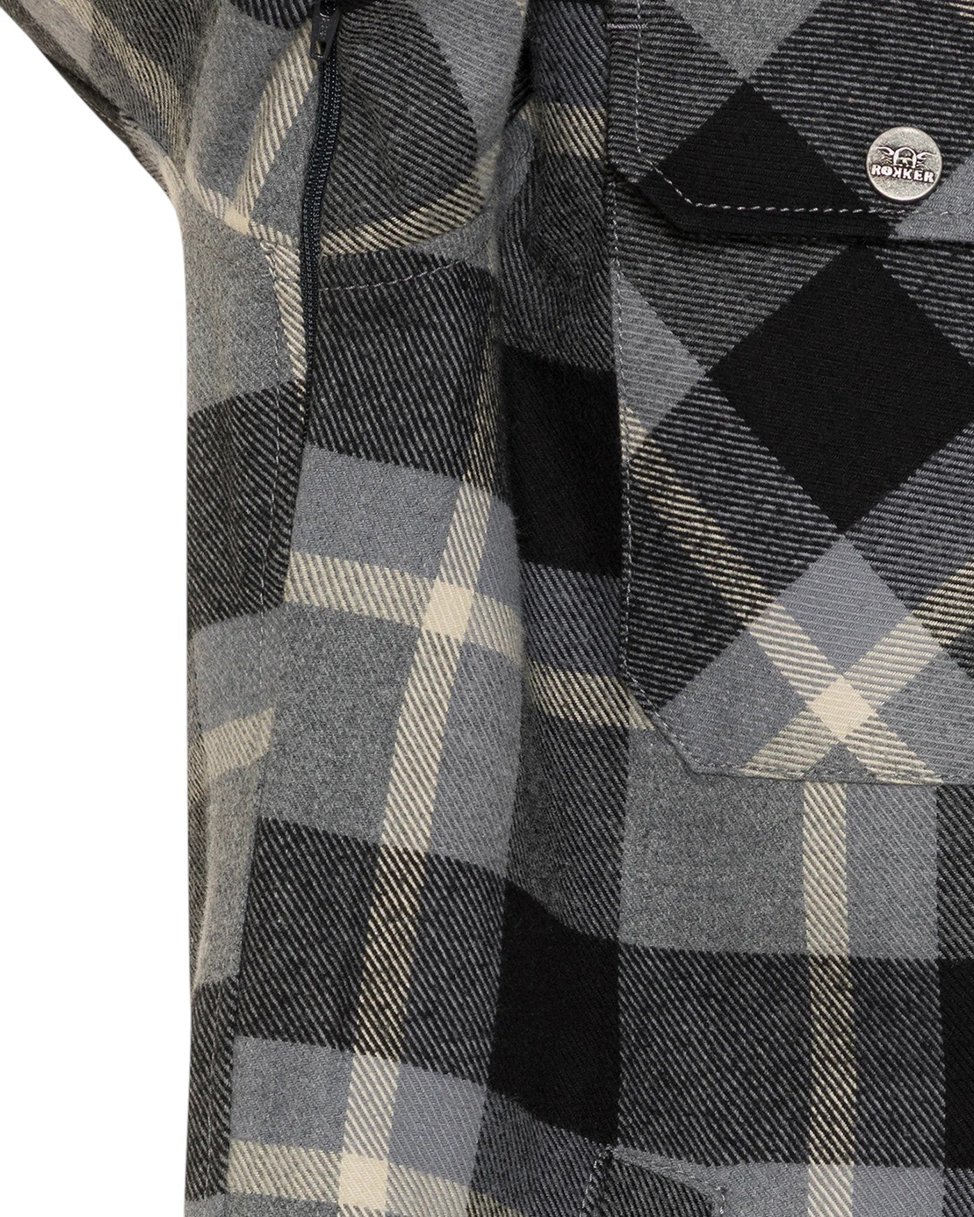 RokkerMemphis Rider Shirt GreyMotorcycle JacketBritish Parts Lucerne