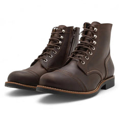 RokkerMoto Ranger Lady motorcycle boots brownMotorcycle bootsBritish Parts Lucerne