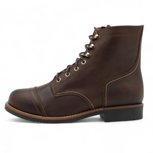 RokkerMoto Ranger Lady motorcycle boots brownMotorcycle bootsBritish Parts Lucerne