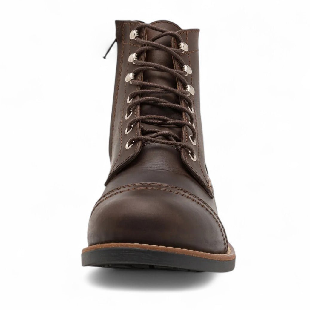 RokkerMoto Ranger Lady motorcycle boots brownMotorcycle bootsBritish Parts Lucerne