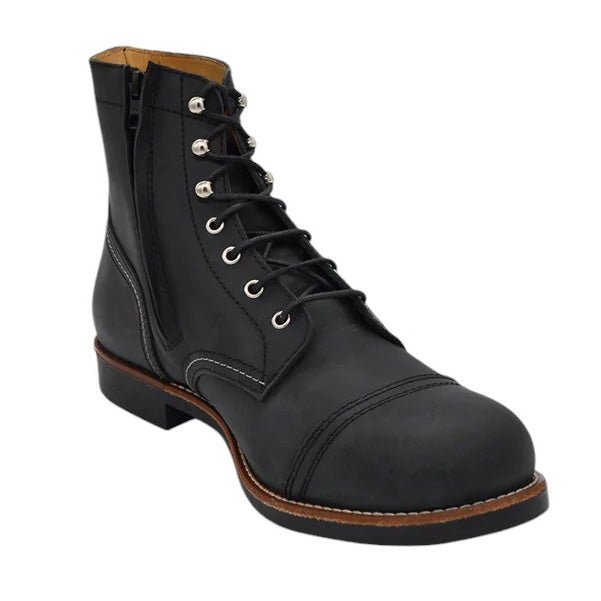 RokkerMoto Ranger motorcycle boots blackMotorcycle bootsBritish Parts Lucerne