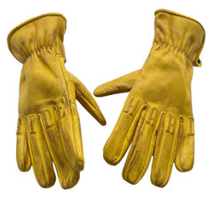 RokkerRide Hard Motorcycle Gloves Natural YellowGlovesBritish Parts Lucerne