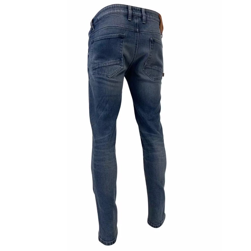 RokkerRokkertech Tapered Slim Light BlueMotorcycle pantsBritish Parts Lucerne
