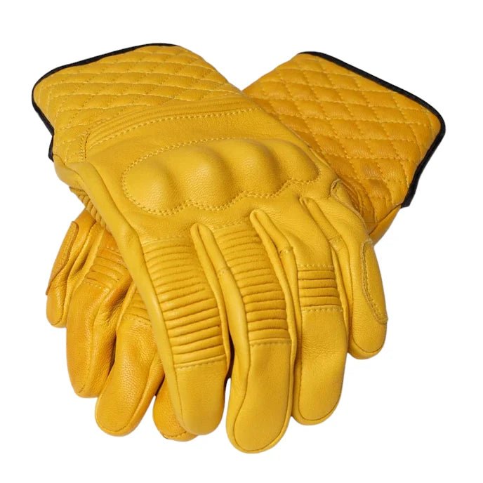 RokkerTucson motorcycle gloves yellowGlovesBritish Parts Lucerne