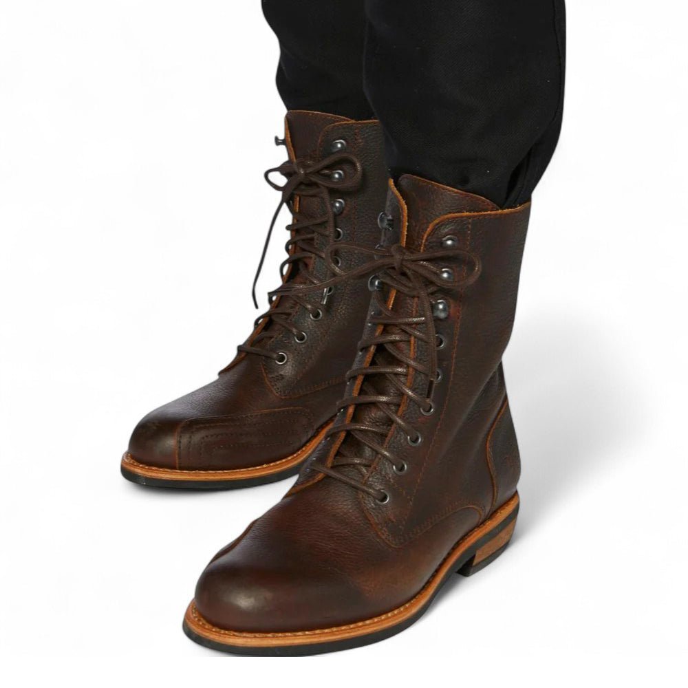 RokkerUrban Rebel Lady motorcycle boots brownMotorcycle bootsBritish Parts Lucerne