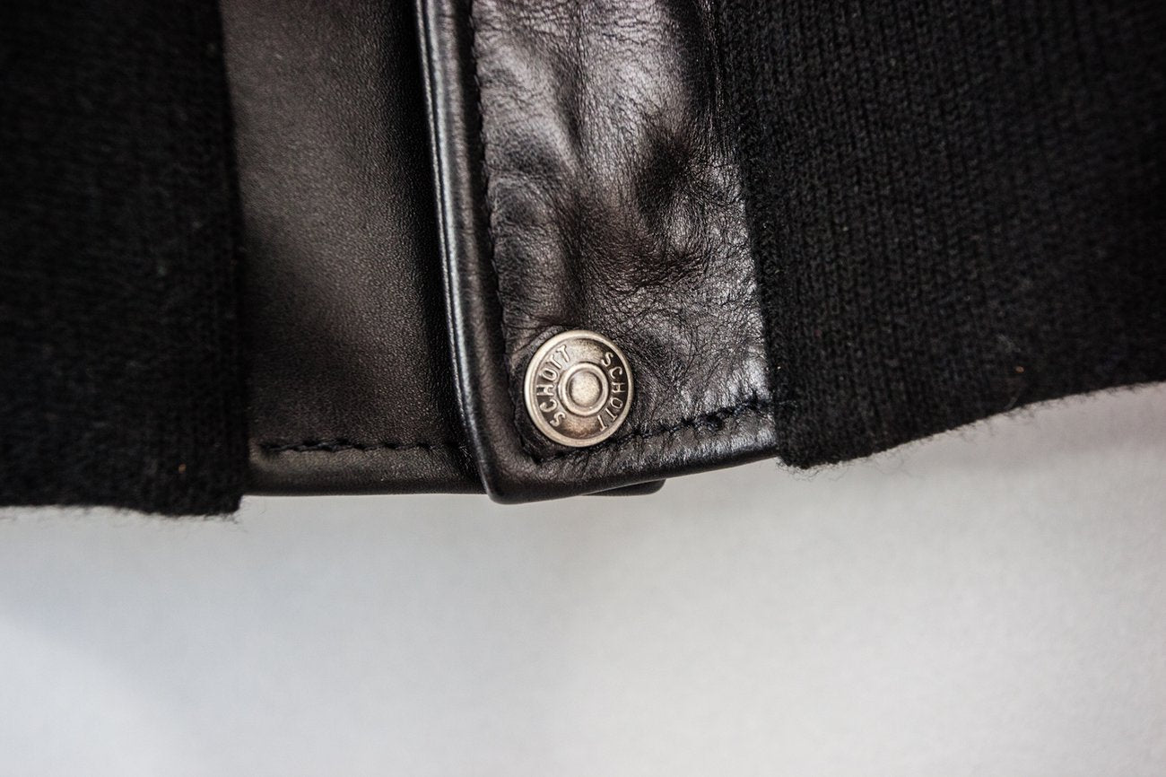 Schott NYCA - 2 Flieger leather jacket blackLeather jacketBritish Parts Lucerne