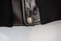 Schott NYCA - 2 Flieger leather jacket blackLeather jacketBritish Parts Lucerne