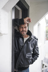 Schott NYCA - 2 Flieger leather jacket blackLeather jacketBritish Parts Lucerne