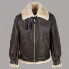 Schott NYCB - 3 Bomber leather jacket brownLeather jacketBritish Parts Luzern