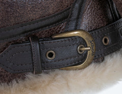 Schott NYCB - 3 Bomber leather jacket brownLeather jacketBritish Parts Luzern