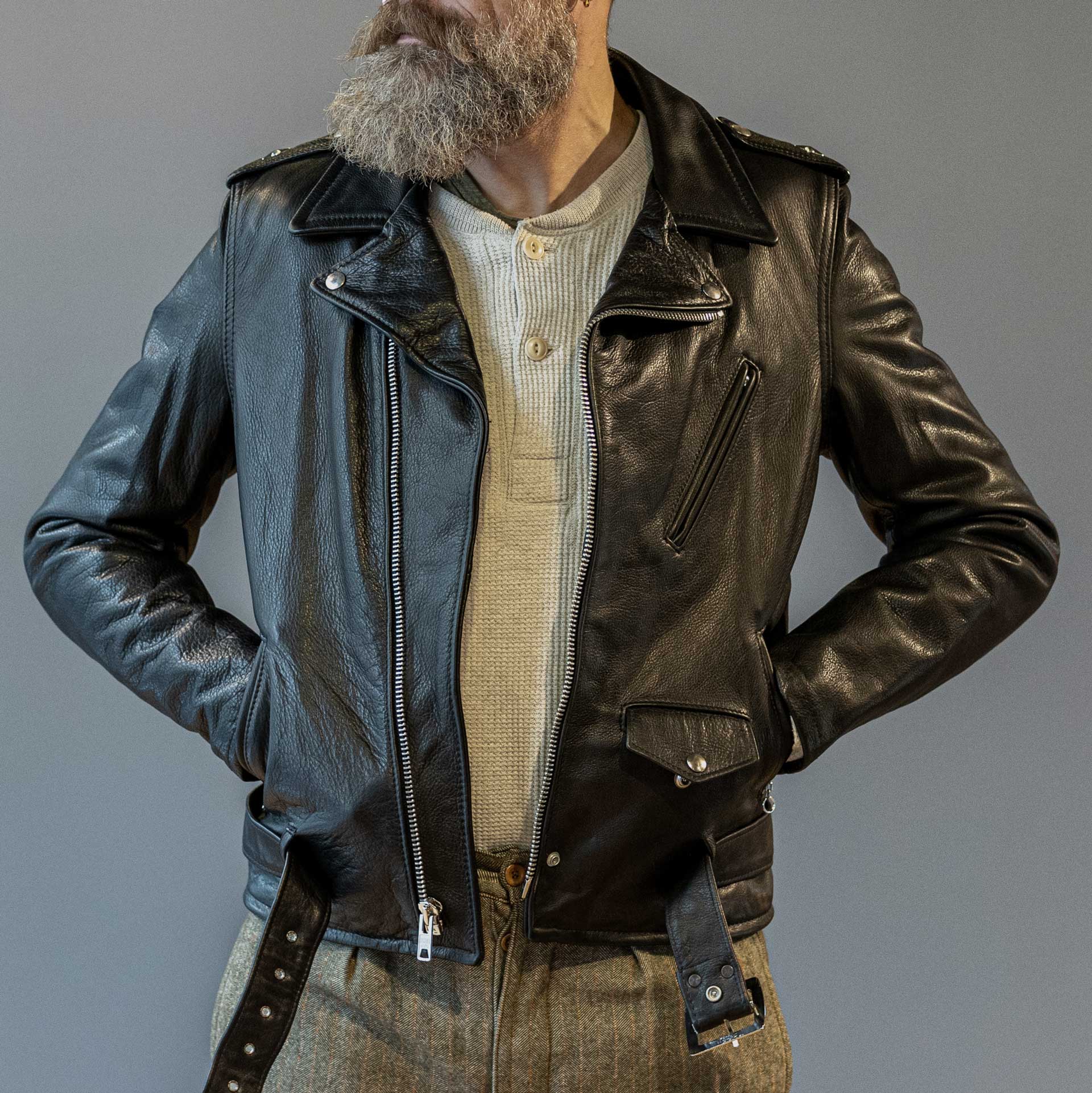 Schott NYCModel 519 Perfecto motorcycle leather jacketJacketsBritish Parts Lucerne