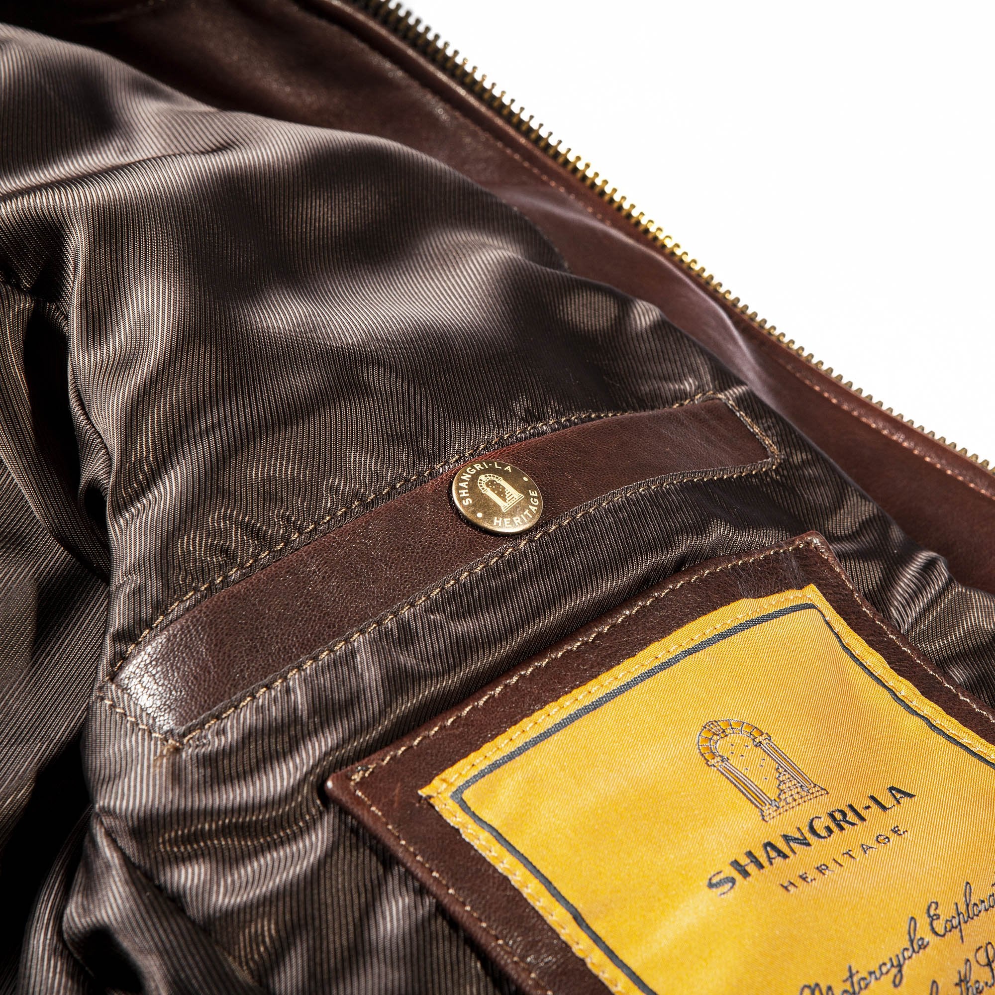 Shangri - La HeritageCafe Racer motorcycle leather jacket brownJacketsBritish Parts Lucerne